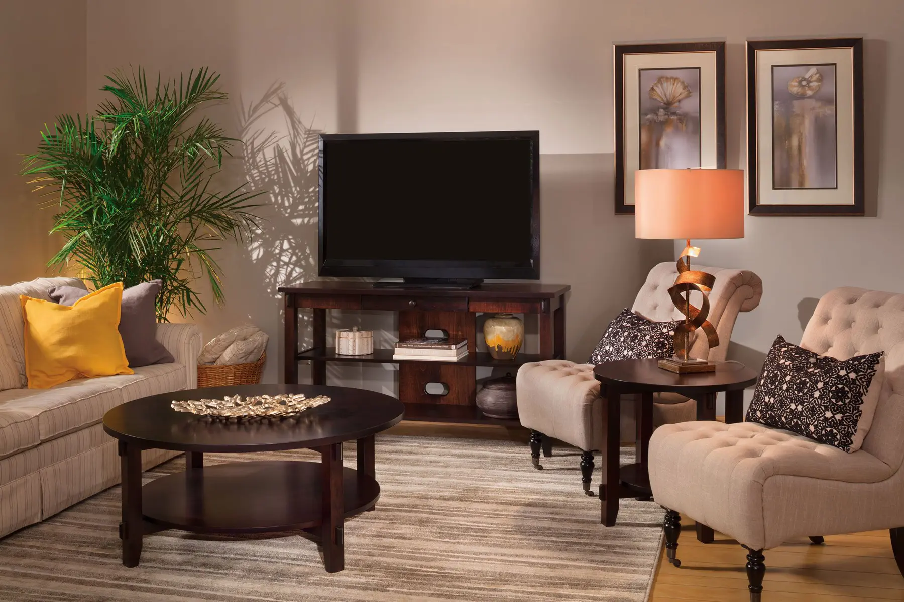 Custom Amish Living Room Furniture